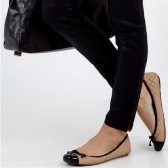 🌾2xHP🌾SAM EDELMAN Quilted Leather Ballet Flats - Picture 8 of 8